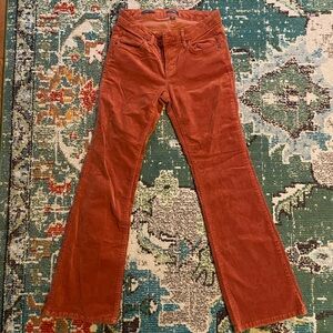 Wild fable corduroy pants Burt orange color size 4. Used one time